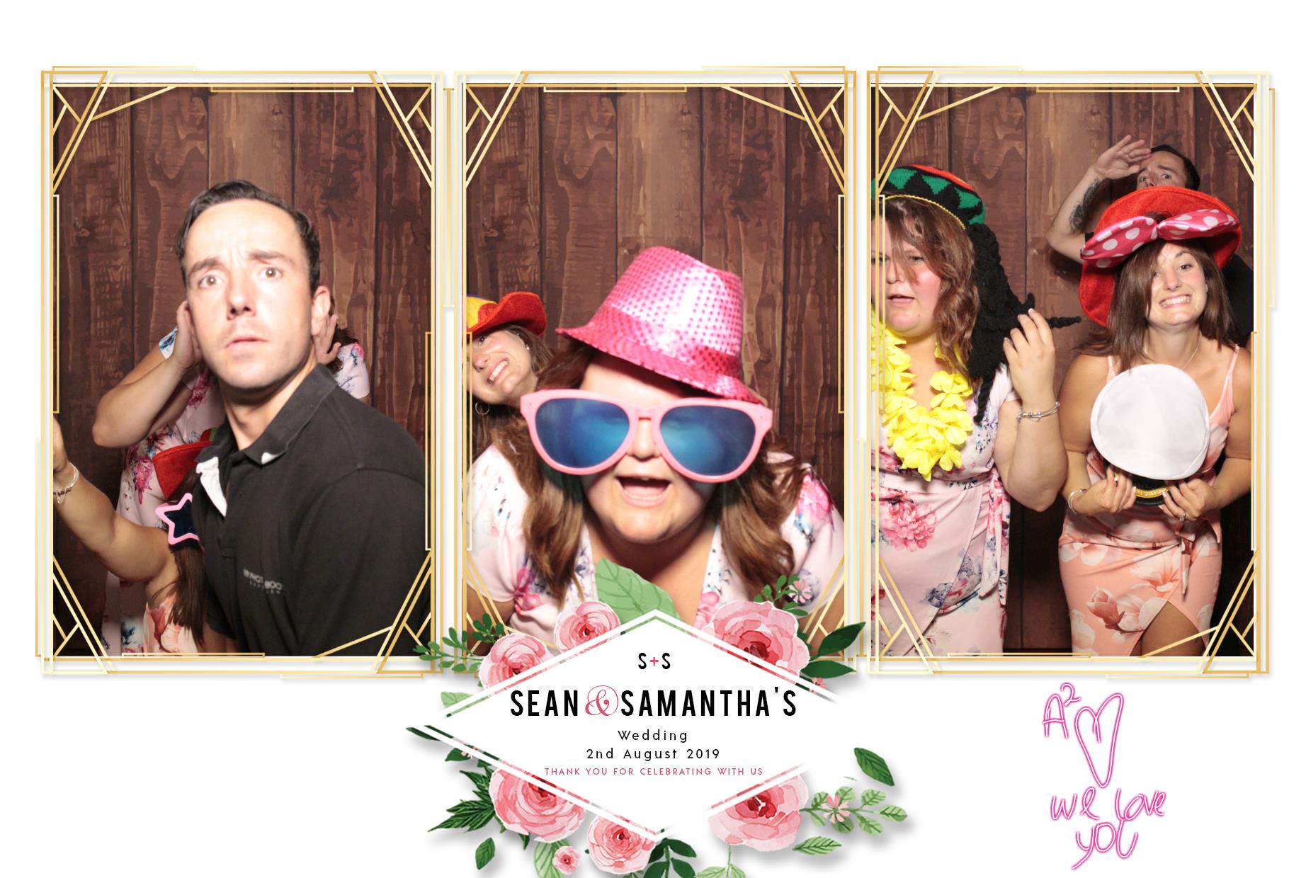 Samantha & Sean's Wedding | View more photos from the event at gallery.myphotoboothexperience.co.uk/u/MyPhotoBoothExperienceLtd/Samantha-Seans-Wedding